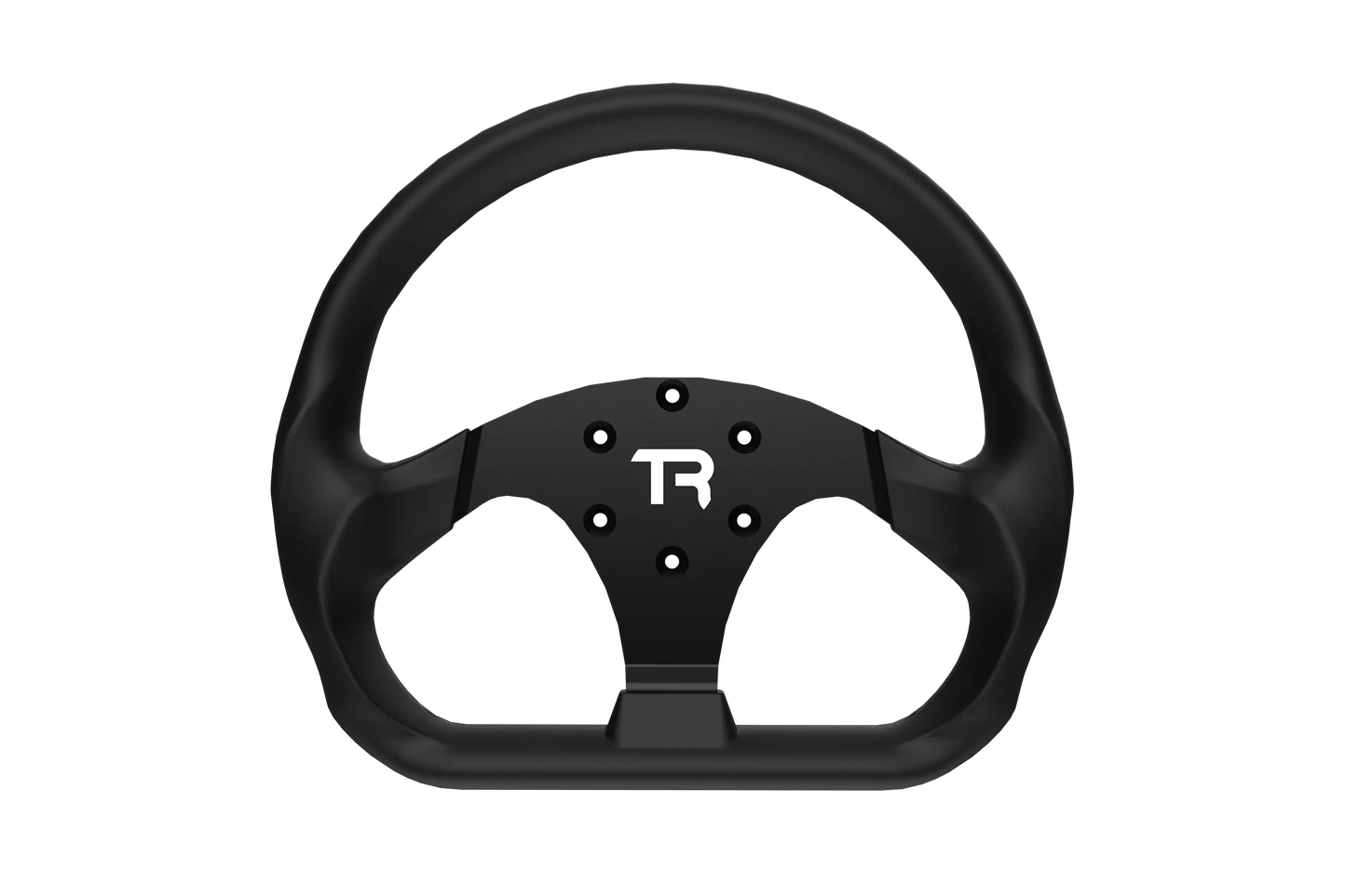 330mm/13" Flat-Bottom GT Sim Racing Wheel – Aluminium with Durable Silicon Hand Grips