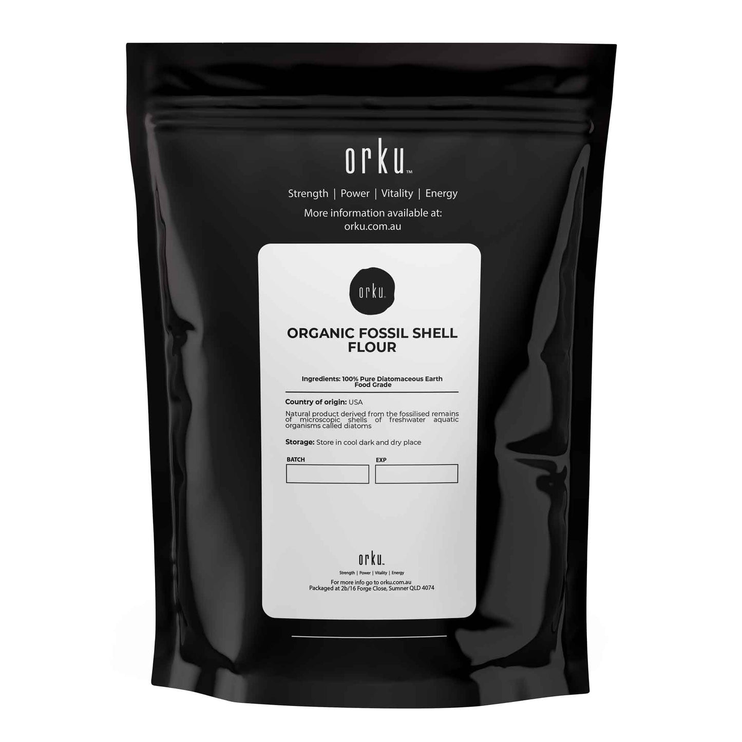 1Kg Organic Fine Diatomaceous Earth - Food Grade Fossil Shell Flour Powder