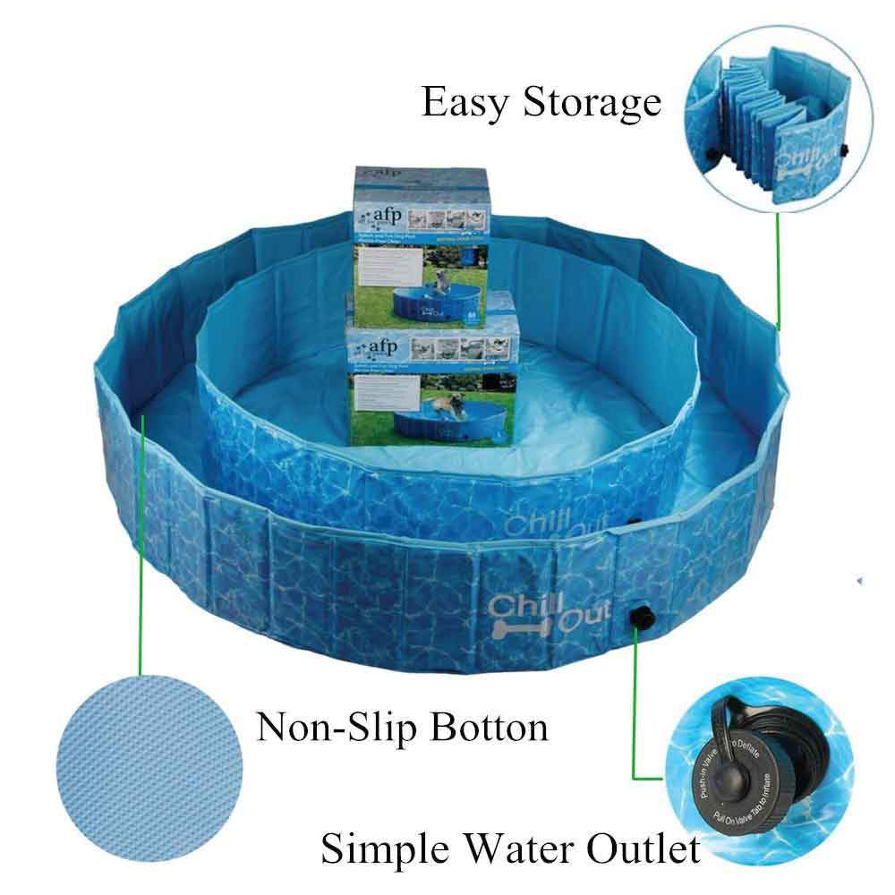 S Dog - Chill Out Plastic Pet Puppy Splash Fun All For Paws