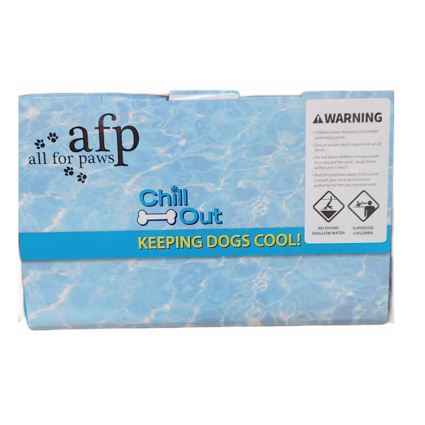 S Dog - Chill Out Plastic Pet Puppy Splash Fun All For Paws