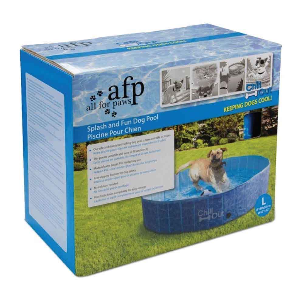 L Dog Pet Chill Out Plastic Puppy Splash Fun All For Paws