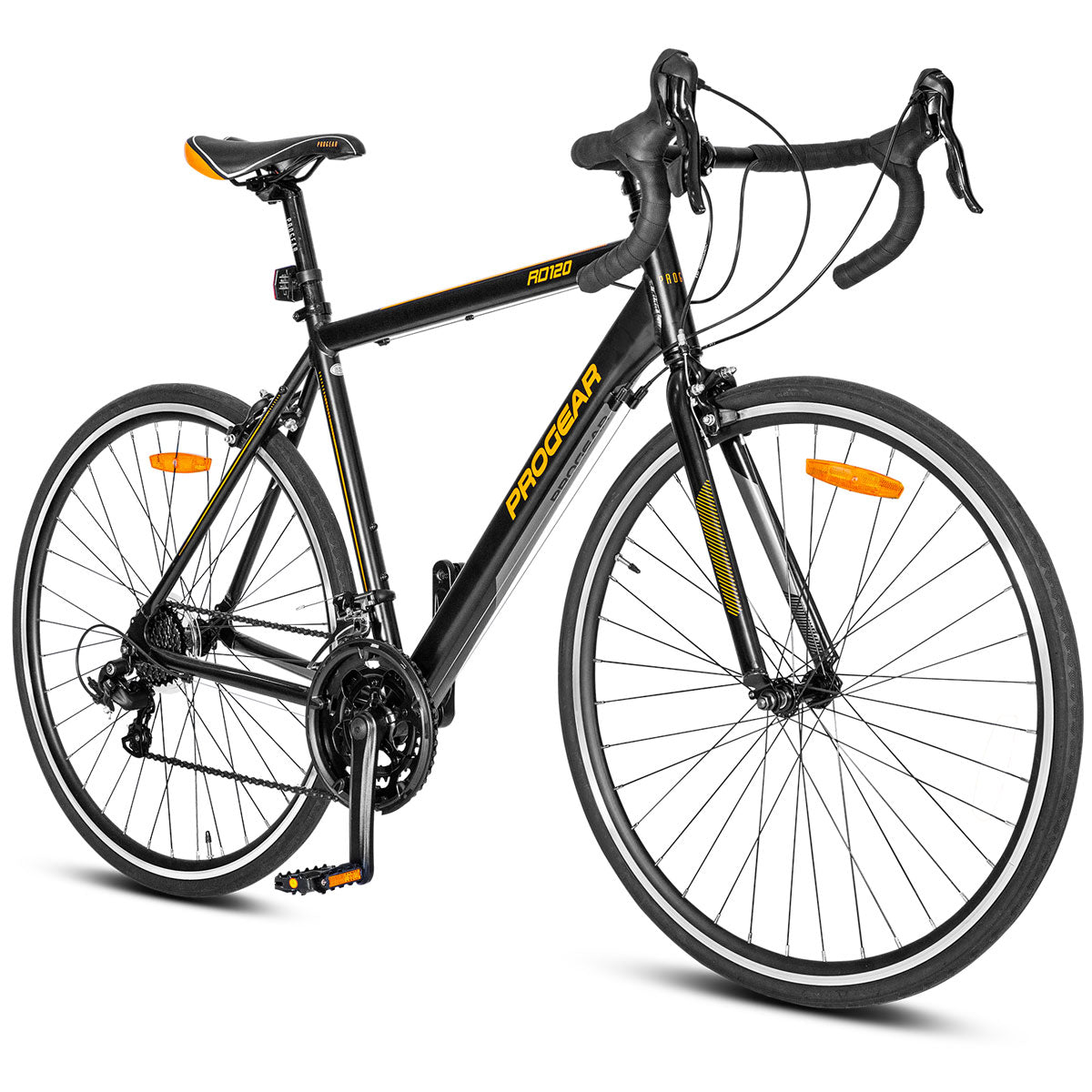 Progear Bikes RD120 Road Bike microSHIFT 700c x 59cm in Black Ember