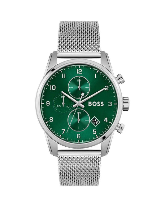 Hugo Boss Men's Silver Stainless Steel Watch - One Size