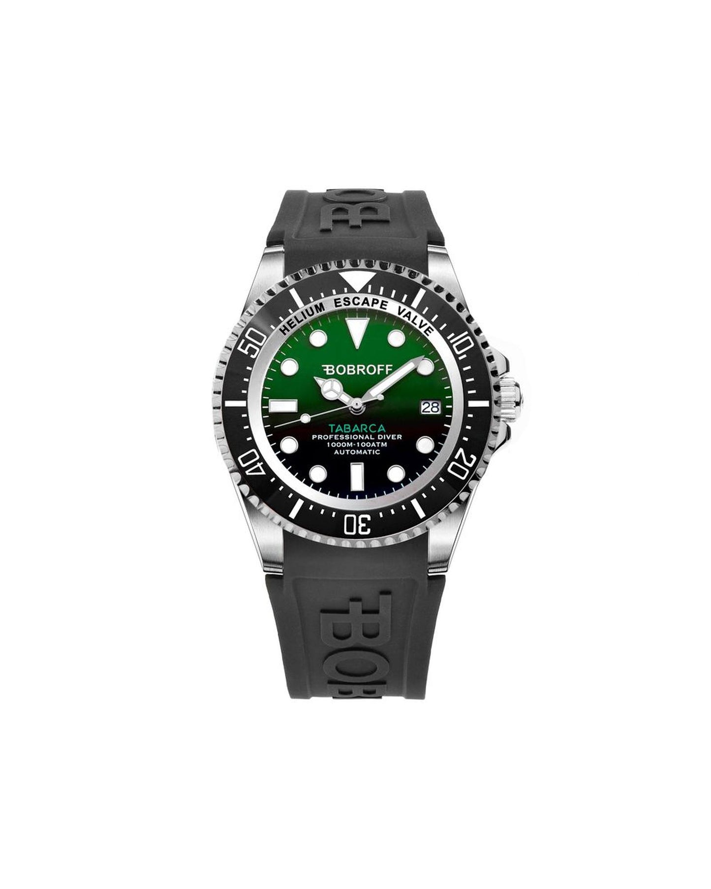 Bobroff Men's Black Rubber Watch - One Size