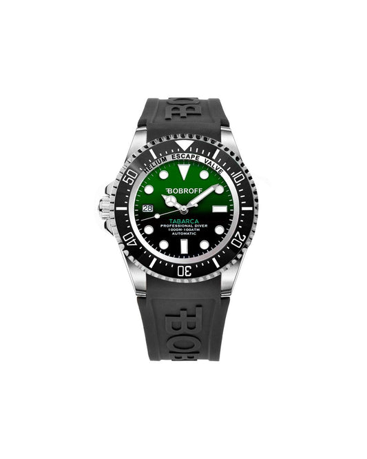 Bobroff Men's Black Rubber Watch - One Size