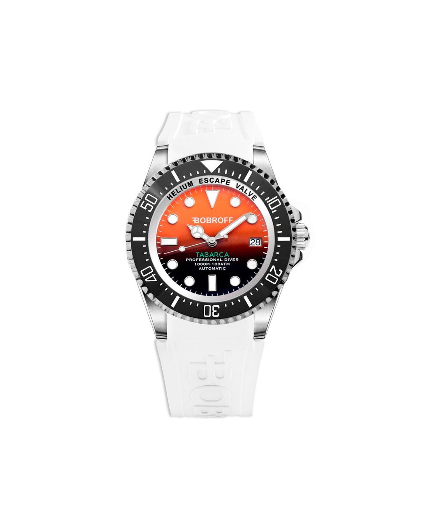 Bobroff Men's White Rubber Watch - One Size