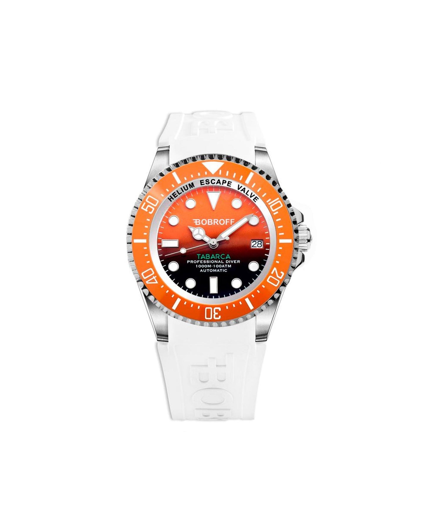 Bobroff Men's White Rubber Watch - One Size
