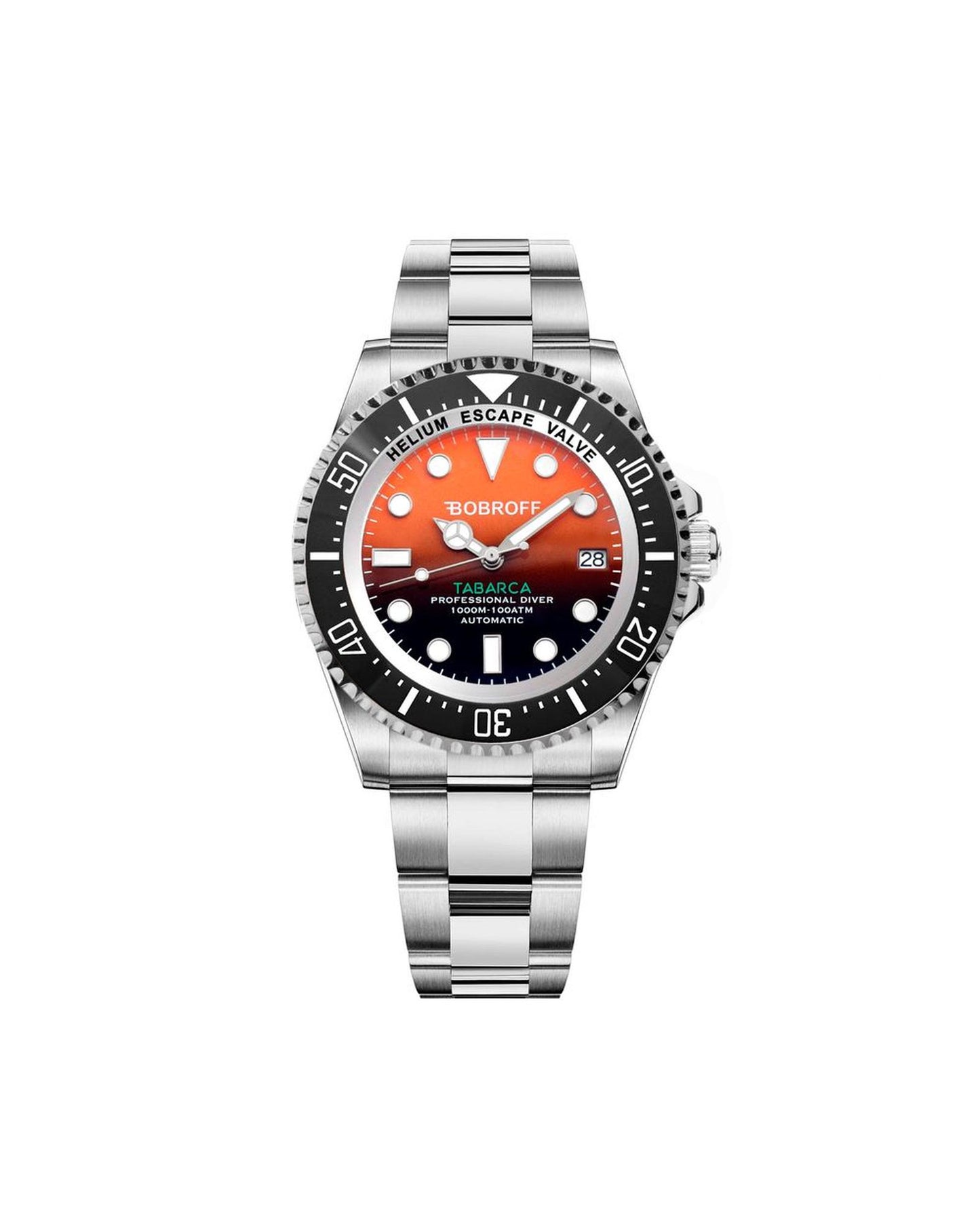 Bobroff Men's Silver Stainless Steel Watch - One Size