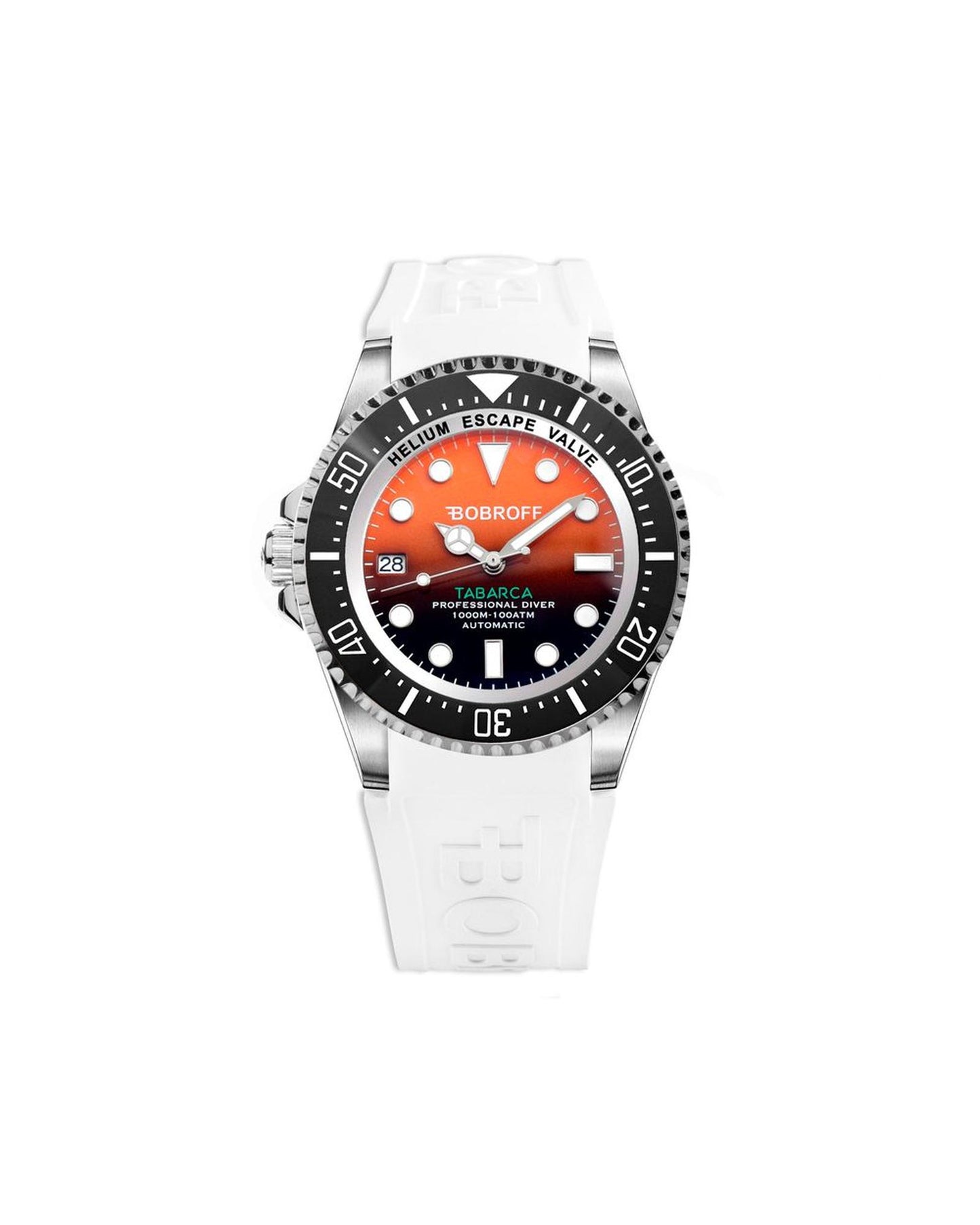 Bobroff Men's White Rubber Watch - One Size