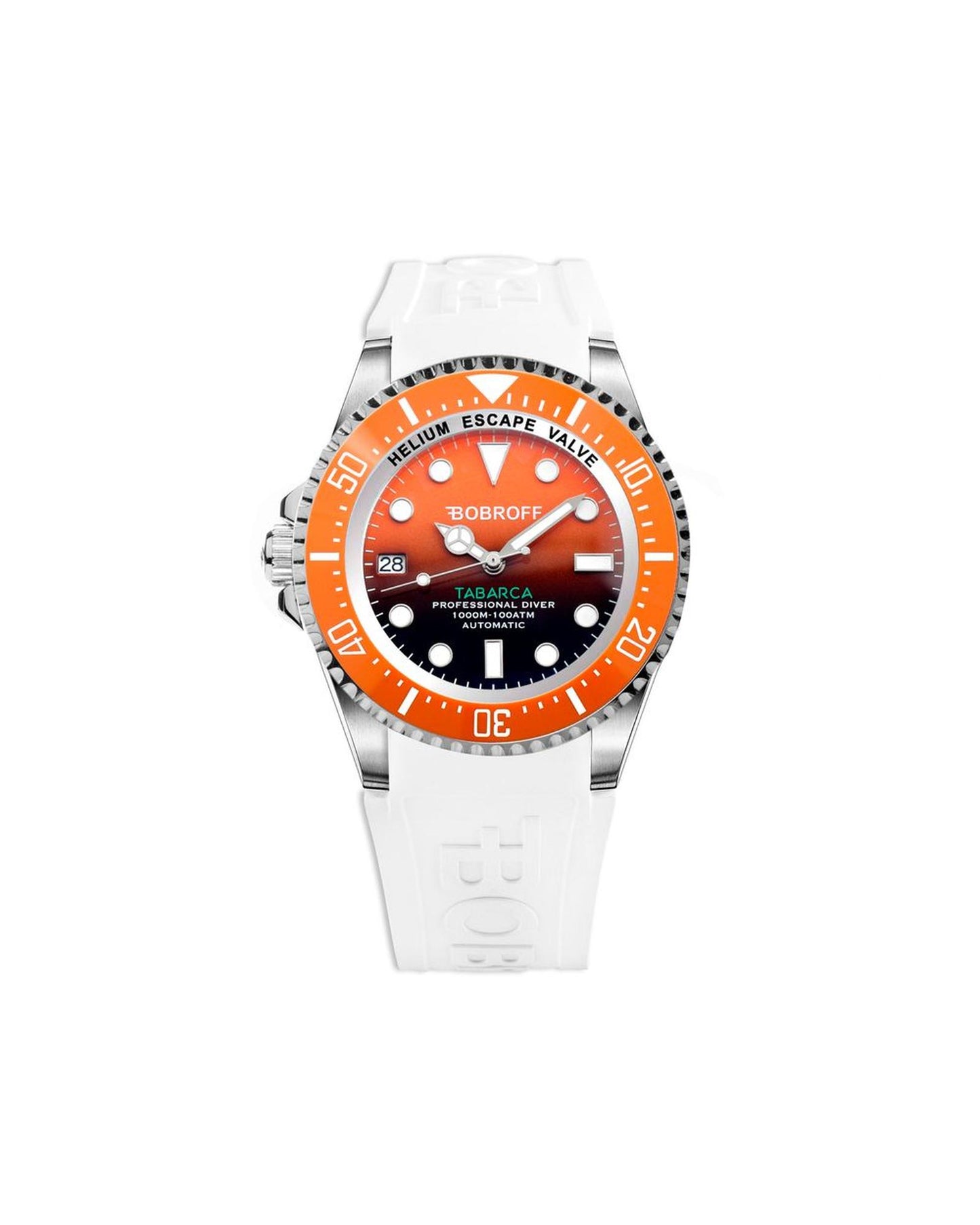 Bobroff Men's White Rubber Watch - One Size