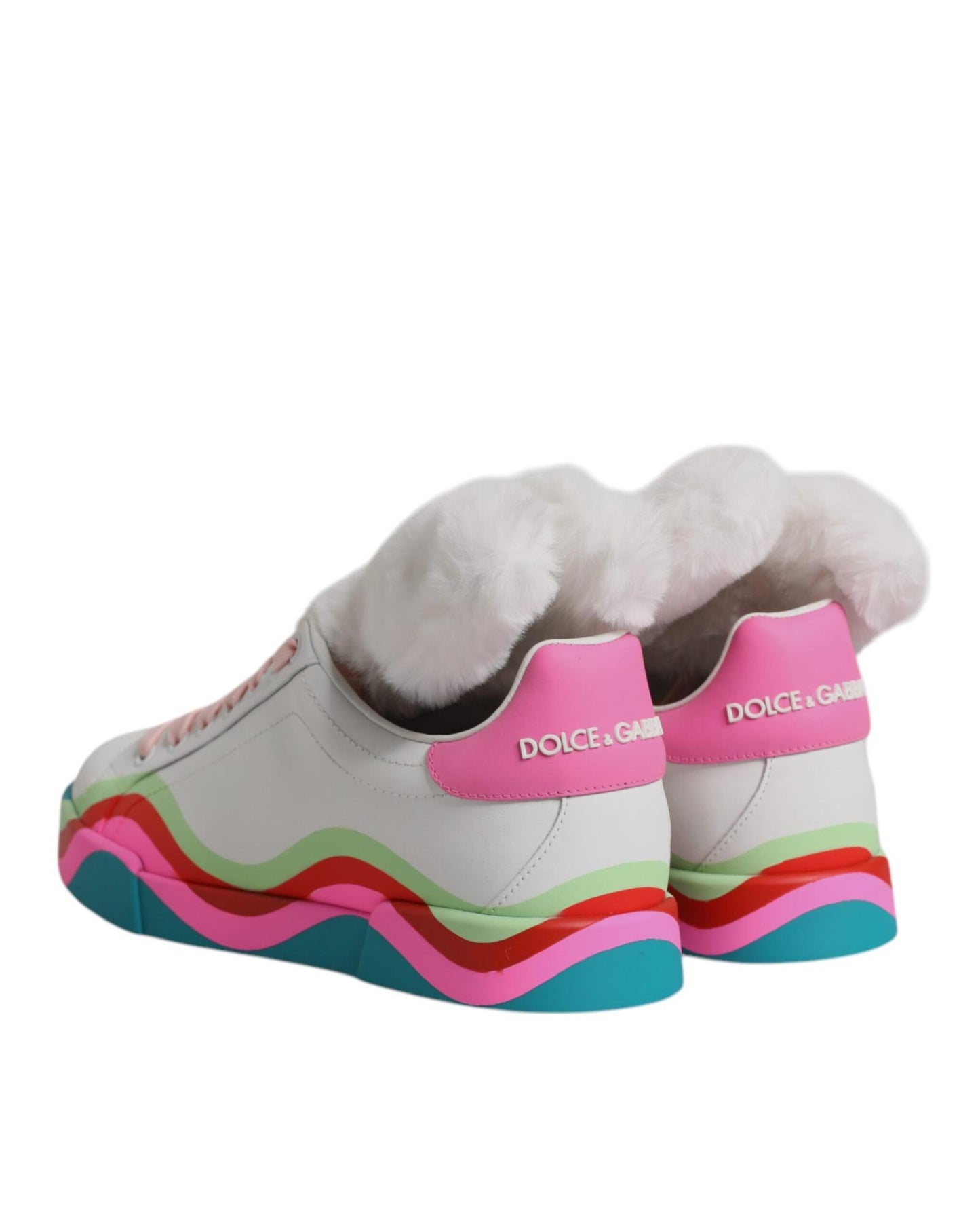 Dolce & Gabbana Women's Multicolor Low Top Trainers Sneakers Shoes - 35 EU