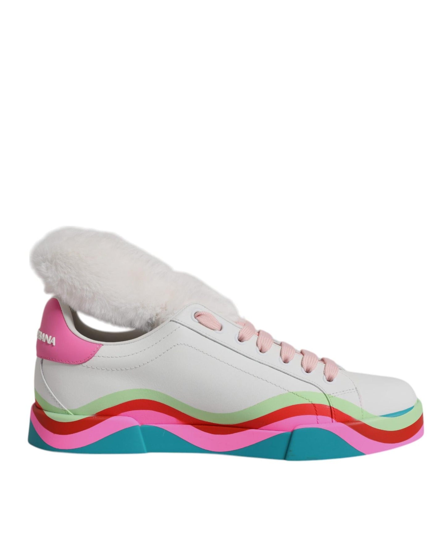 Dolce & Gabbana Women's Multicolor Low Top Trainers Sneakers Shoes - 36 EU