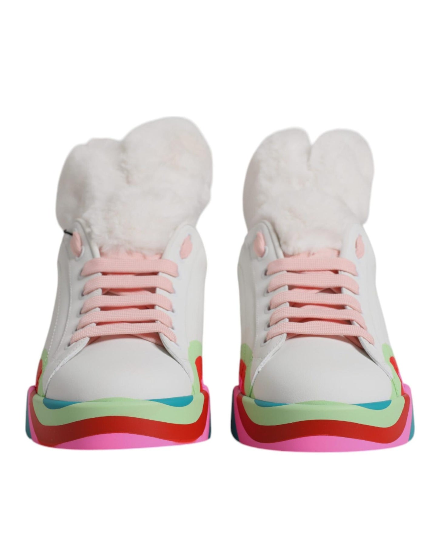 Dolce & Gabbana Women's Multicolor Low Top Trainers Sneakers Shoes - 40 EU