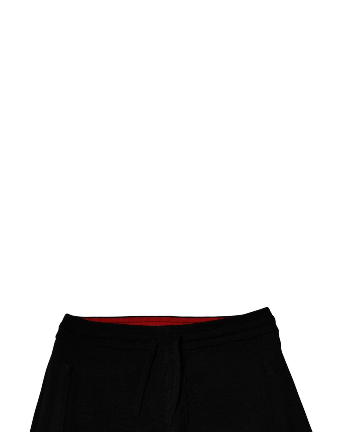 Dolce & Gabbana Men's Black Wool Mid Waist Jogger Sweatpants Pants - 44 IT