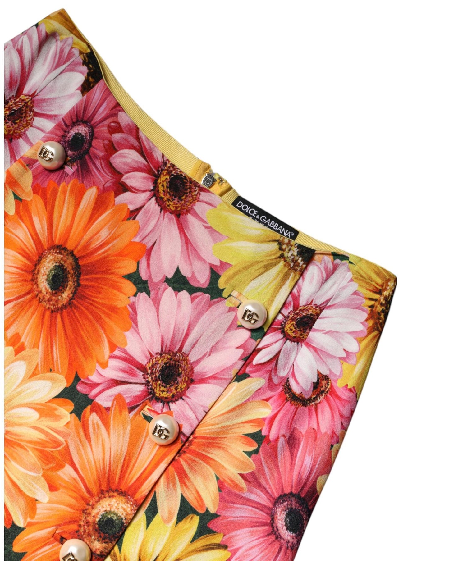 Dolce & Gabbana Women's Multicolor Floral High Waist Mini Skirt - 40 IT