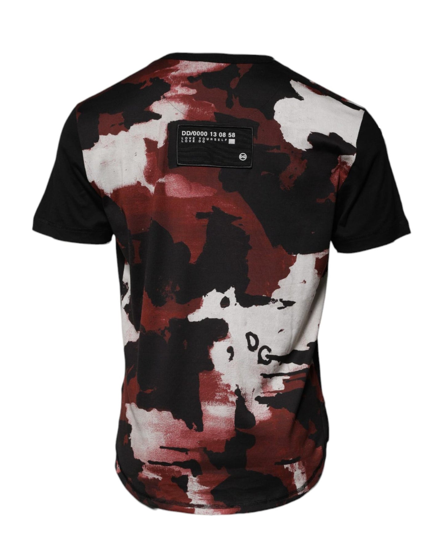 Dolce & Gabbana Men's Multicolor Camouflage Crew Neck T-shirt - 50 IT