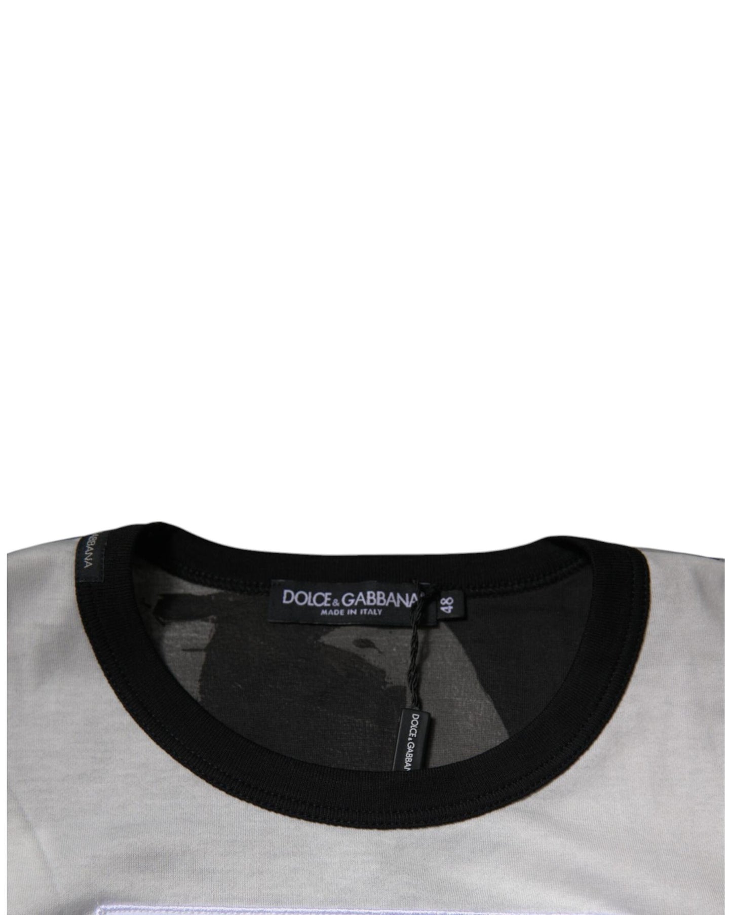 Dolce & Gabbana Men's Multicolor Camouflage Crew Neck T-shirt - 46 IT