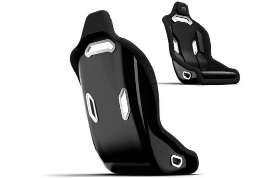 HSX Hybrid Formula Pro Racing Bucket Seat - Fiberglass Black | Alpine F1 Engineered Design